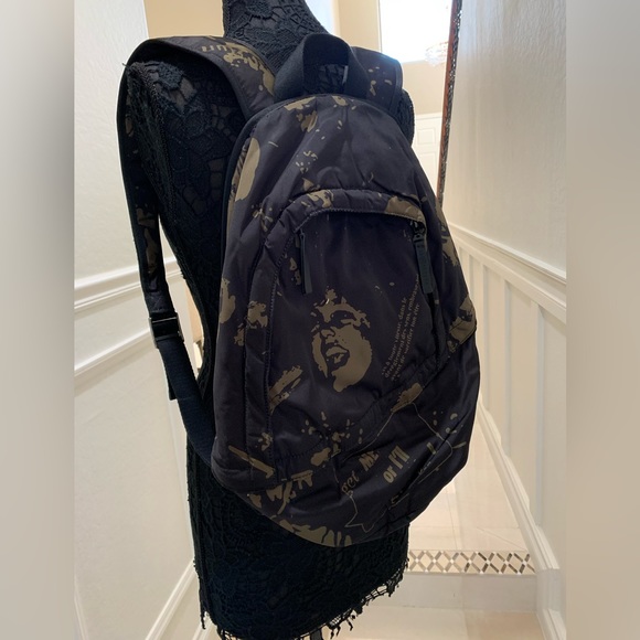 MAISON MARTIN MARGIELA Printed Fabric Backpack Bag - Picture 4 of 14